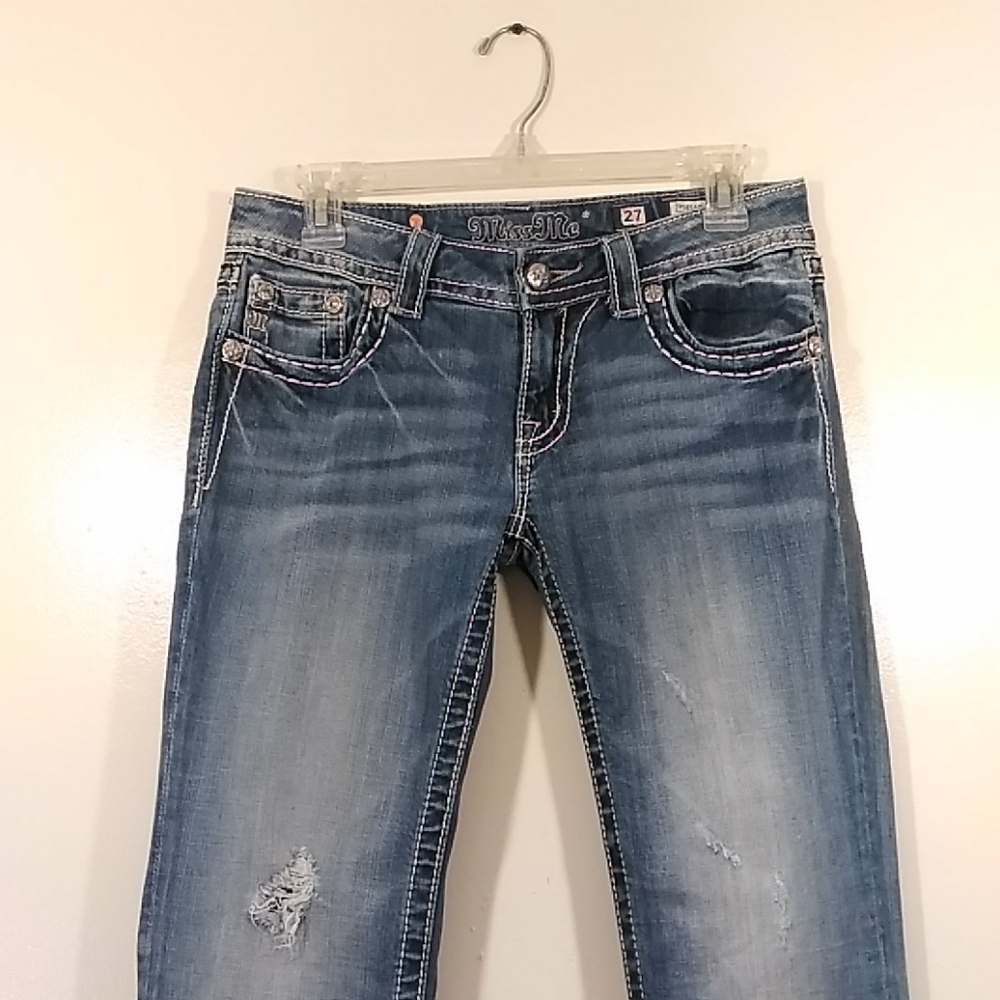 Miss me Jean's JP5854B Boot cut  Size27 light wash